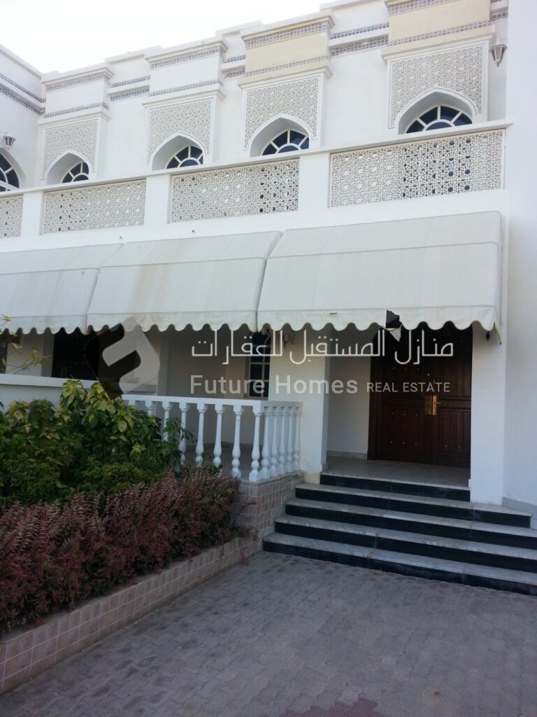 Back yard space in Azaiba twin villa property