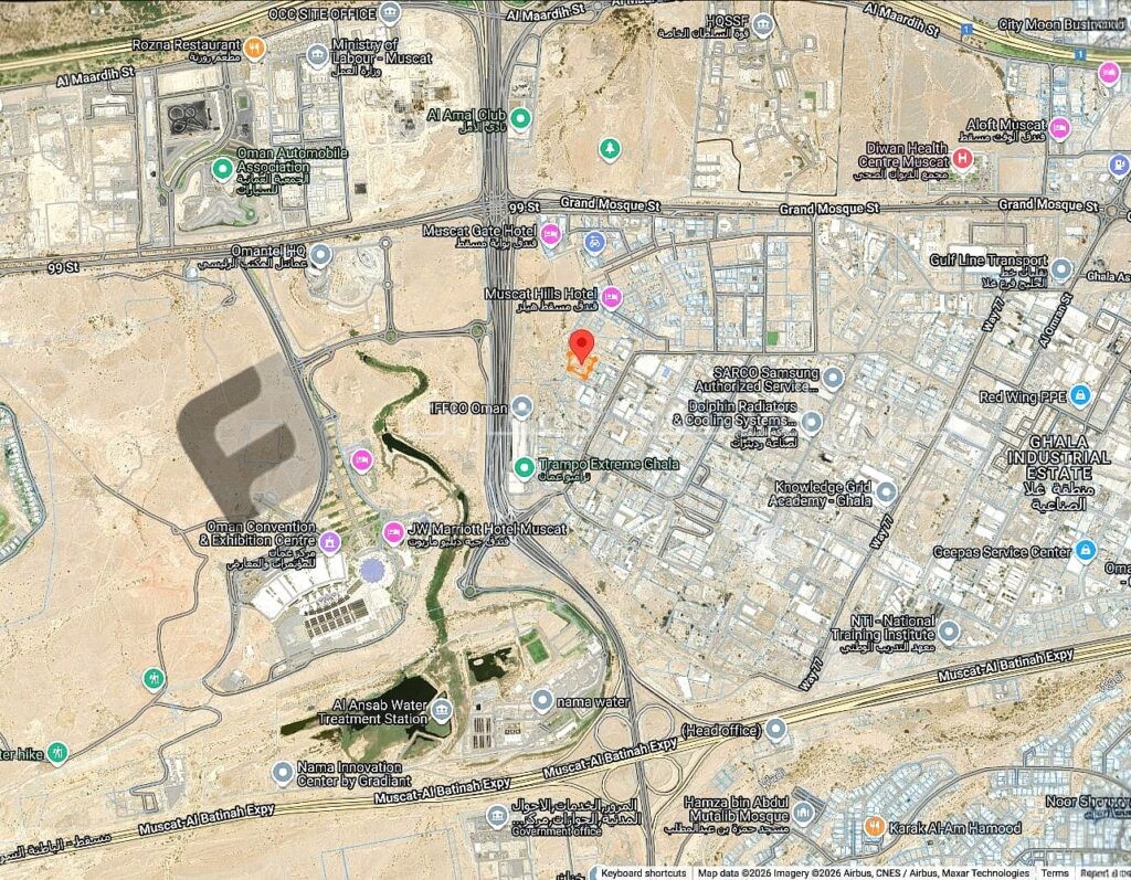 Hotel land for sale in Muscat